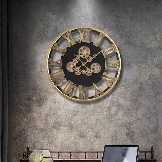 60cm Vintage Gear Clock — Kenya · WIMU Kitchen Nairobi