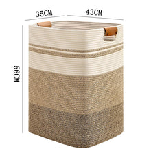 Cotton Rope Woven Laundry Hamper with Leather Handles — WIMU Kitchen Nairobi — Kenya · WIMU Kitchen