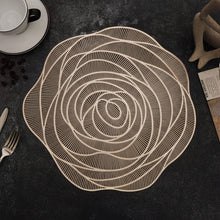 6 Piece Rose Flower PVC Table Mats, Heat Resistant — view 4 — Kenya · WIMU Kitchen