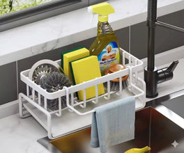 Sink Caddy Sponge & Detergent Storage Rack 23×11×9cm — Kenya · WIMU Kitchen