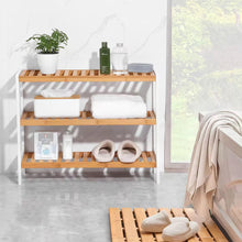 3 Layer Bamboo Shoe Rack 70 x 25 x 55cm - Nairobi — view 4 — Kenya · WIMU Kitchen