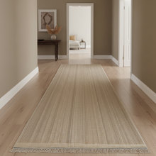 Timeless Woven Jute-Look Runner, Natural Beige, 3/4m — view 2 — Kenya · WIMU Kitchen