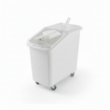 102 Litres Mobile Ingredient Commercial Bin with Wheels and Scoop – KAP0254 (view 3) — Kenya · WIMU Kitchen