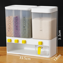 4-Compartment Cereal & Grain Dispenser with Dividers, 10L — WIMU Kitchen Nairobi — Kenya · WIMU Kitchen