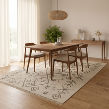 Kemet Berber Tribal Diamond Kilim Rug, 3 Sizes — view 2 — Kenya · WIMU Kitchen