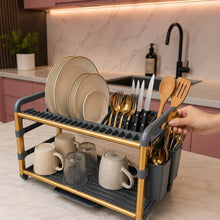 2 Tier Aluminium Dish Drainer 60.9 x 34.2cm — view 2 — Kenya · WIMU Kitchen