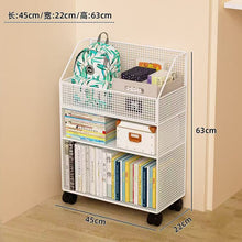 Compact Mobile Book Trolley with Wheels - Black Wire Mesh Rolling Cart — WIMU Kitchen Nairobi — Kenya · WIMU Kitchen