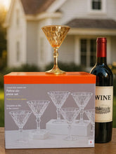 6-Piece 240ml Crystal Martini Glass Set (view 3) — Kenya · WIMU Kitchen