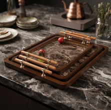 3-Piece Bamboo Nesting Trays with Grey Handles — WIMU Kitchen Nairobi — Kenya · WIMU Kitchen