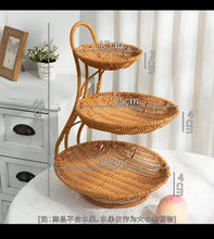 3-Tier Handmade Rattan Fruit Rack — Kenya · WIMU Kitchen