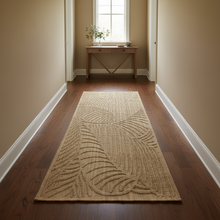 Timeless Woven Art Deco Arch and Leaf Corridor Runner Rug, Bound Edges, 3m or 4m — WIMU Kitchen Nairobi — Kenya · WIMU Kitchen