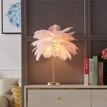 Bedside LED White Feather Table Lamp for Bedroom & Nursery Ambient Lighting — WIMU Kitchen Nairobi — Kenya · WIMU Kitchen