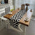 Nordic Geometric Table Runner 35 x 250cm, Stain Resistant — WIMU Kitchen Nairobi