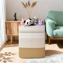 Cotton Rope Woven Laundry Hamper with Leather Handles — WIMU Kitchen Nairobi — Kenya · WIMU Kitchen