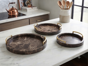 3-Piece Bamboo Nesting Trays with Grey Handles — WIMU Kitchen Nairobi — Kenya · WIMU Kitchen
