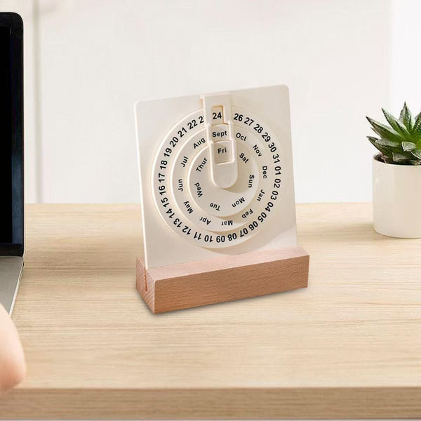 Minimal Rotating Desk Calendar - 16 x 20cm — WIMU Kitchen Nairobi — Kenya · WIMU Kitchen Nairobi