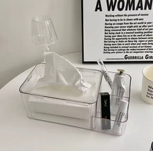 Acrylic Partitioned Serviette & Napkin Holder — view 2 — Kenya · WIMU Kitchen