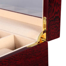 6-Slot Wooden Watch Organiser with Glass Top - Display Case for Watches — WIMU Kitchen Nairobi — Kenya · WIMU Kitchen