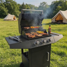 Outdoor Gas Grill Set with Trolley – Multi-Burner BBQ for Garden & Patio — WIMU Kitchen Nairobi — Kenya · WIMU Kitchen