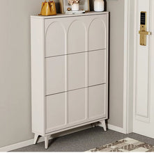 Bucket Flip Shoe Cabinet Double Layer 100 x 90 x 24cm - Handleless Arch Panel Design — WIMU Kitchen Nairobi — Kenya · WIMU Kitchen