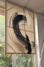 Brush Stroke Oil Painting With Frame — Kenya · WIMU Kitchen