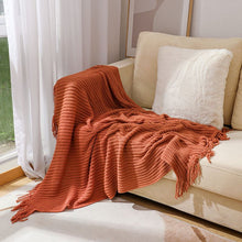 Knitted Throw Blanket 130 x 170cm - Soft Textured Throw for Sofas, Beds and Armchairs — WIMU Kitchen Nairobi — Kenya · WIMU Kitchen