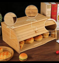 Bakery-Fresh Bread, Zero Staleness: Large Bamboo Roll-Top Bin — Kenya · WIMU Kitchen