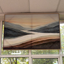 Framed Landscape Printed Oil Painting Wall Art — Kenya · WIMU Kitchen