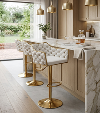 Bar Stools with Gold Details — Kenya · WIMU Kitchen
