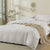 100% Cotton Waffle Duvet Cover 6x7 with 2 Pillowcases, White Beige or Grey — WIMU Kitchen Nairobi