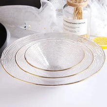 3-Piece Transparent Glass Bowl Set with Golden Edge — WIMU Kitchen Nairobi — Kenya · WIMU Kitchen