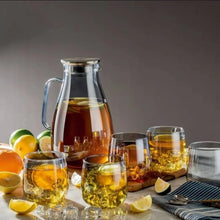 7-Piece Smoky Grey Glass Jug & Tumbler Set – 1.75L Jug + 6 Tumblers — WIMU Kitchen Nairobi — Kenya · WIMU Kitchen
