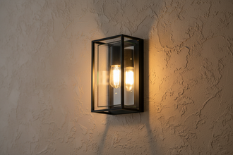 Black Aluminium Outdoor Wall Light-LL 5005-BK — Kenya · WIMU Kitchen