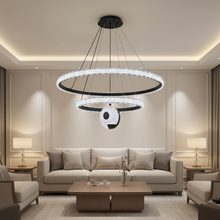 Double Ring Scallop Crystal Chandelier — Kenya · WIMU Kitchen