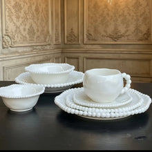 36 Piece Pearl Rim White Dinnerware Set - Beaded Porcelain Service for Six — WIMU Kitchen Nairobi — Kenya · WIMU Kitchen
