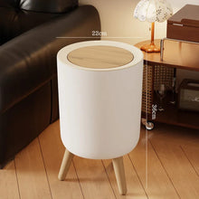 Round Trash Can with Press-Open Lid - Nairobi — view 3 — Kenya · WIMU Kitchen