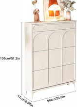 Bucket Flip Shoe Cabinet Double Layer 100 x 90 x 24cm - Handleless Arch Panel Design — WIMU Kitchen Nairobi — Kenya · WIMU Kitchen
