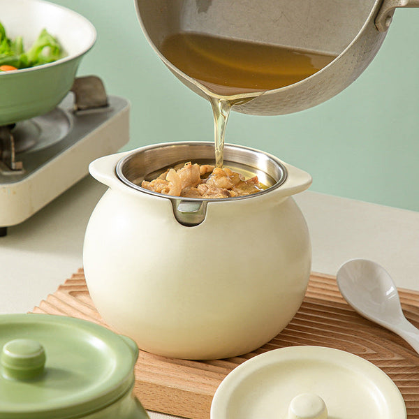 1400ml Ceramic Oil Filter Jar with Scoop, Heat Resistant — WIMU Kitchen Nairobi — Kenya · WIMU Kitchen Nairobi