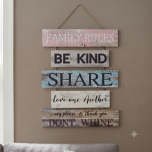 5-Layer Wooden House Rules Wall Hanging Sign for Entryways — WIMU Kitchen Nairobi — Kenya · WIMU Kitchen