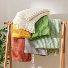 Knitted Throw Blanket 130 x 170cm - Soft Textured Throw for Sofas, Beds and Armchairs — WIMU Kitchen Nairobi — Kenya · WIMU Kitchen