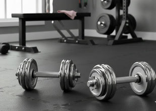 Chrome Dumbbells Set with Carry Case - 20kg or 30kg, Durable Balanced Weights for Home & Gym — WIMU Kitchen Nairobi — Kenya · WIMU Kitchen