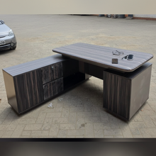 1.6m L-Shaped Executive Desk with Lockable Drawers — view 2 — Kenya · WIMU Kitchen