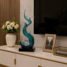 75cm Tall Ocean Wave Resin Sculpture with Crystal Ball Accent for Living Rooms & Offices — WIMU Kitchen Nairobi — Kenya · WIMU Kitchen