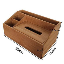 Bamboo Desktop Organizer & Tissue Box — Kenya · WIMU Kitchen
