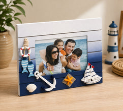 Wooden Photo Frame + Swing Clock Ornament (2-in-1) — Kenya · WIMU Kitchen