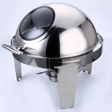 Round Roll Chaffing Dish (With Window) (view 3) — Kenya · WIMU Kitchen