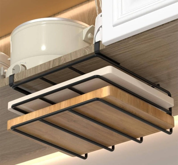Under-Cabinet Shelf Organiser Basket – No-Drill Slide-On Storage (Metal Mesh) — WIMU Kitchen Nairobi — Kenya · WIMU Kitchen Nairobi