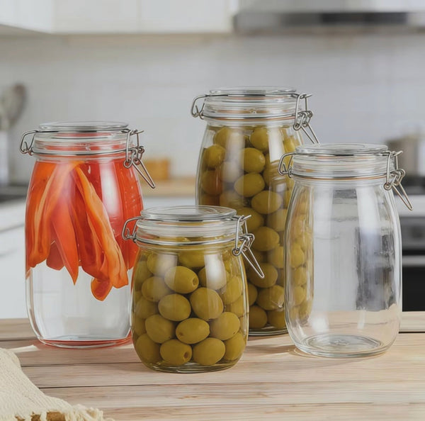 Airtight Glass Storage Jars, 500ml to 1500ml — WIMU Kitchen Nairobi — Kenya · WIMU Kitchen Nairobi
