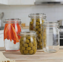 Airtight Glass Storage Jars, 500ml to 1500ml — WIMU Kitchen Nairobi — Kenya · WIMU Kitchen
