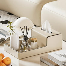 Leather Tissue Box with Integrated Storage Tray — WIMU Kitchen Nairobi — Kenya · WIMU Kitchen